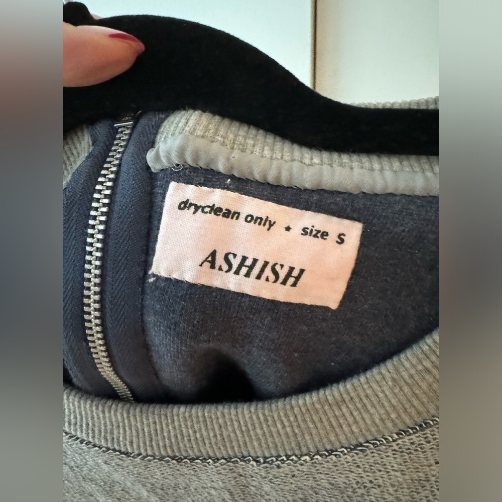 ASHISH Rare This Laughable Anarchy Sweatshirt Sweater Unisex Men S Women M - Picture 10 of 13
